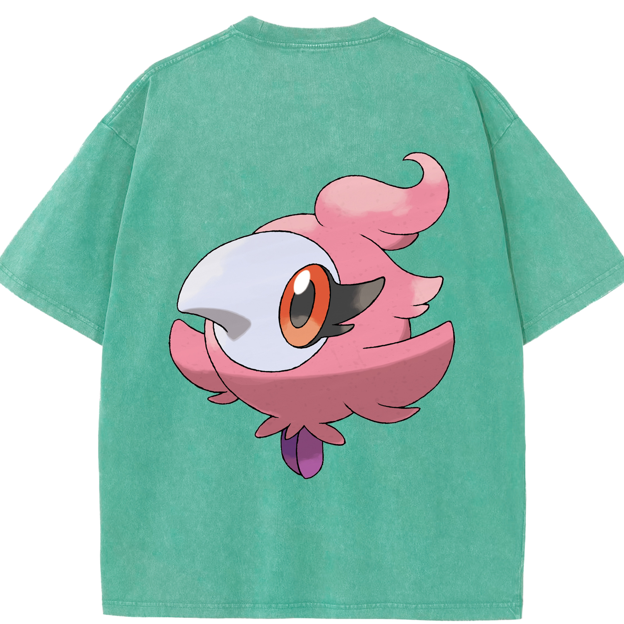 （画像用） ポケットモンスター Pokémon 綿100% ヴィンテージ風 半袖Tシャツ（背面プリント）